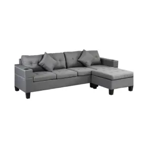 Joravo Couches L Shape Sofa LHS Chaise 98"