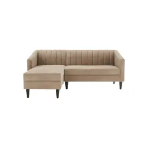 Meldaro L-Shaped Sofa CumBed RHS Chaise 73"