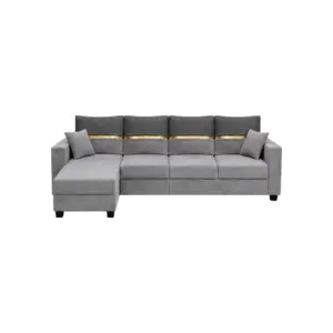 Pelluvo L Shaped Couch RHS Chaise 97"