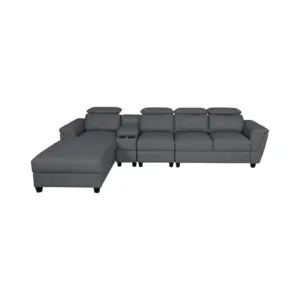 Valnor L-Shaped Sofa RHS Chaise 123"
