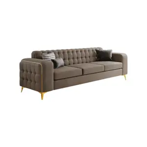 Velvian Luxury Sofa 3 Seater 79"